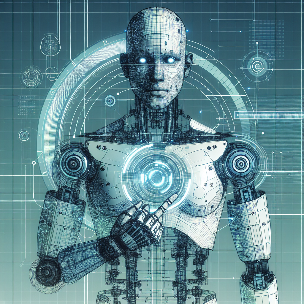 High-tech image or render of a Unitree G1 humanoid robot, perhaps showing it in motion or next to a price tag interface element. Use series colors.